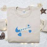 Blue Hearts x Nike: Embroidered Shirt Hoodie & T-Shirt – Valentine s Day Collection