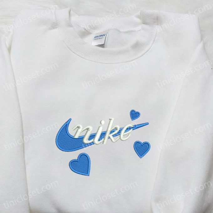 Blue Hearts x Nike: Embroidered Shirt Hoodie & T-Shirt – Valentine s Day Collection