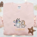 Bluey And Bingo B-Easter Embroidered Shirt & Thanksgiving Hoodie: Best Holiday Gift Ideas