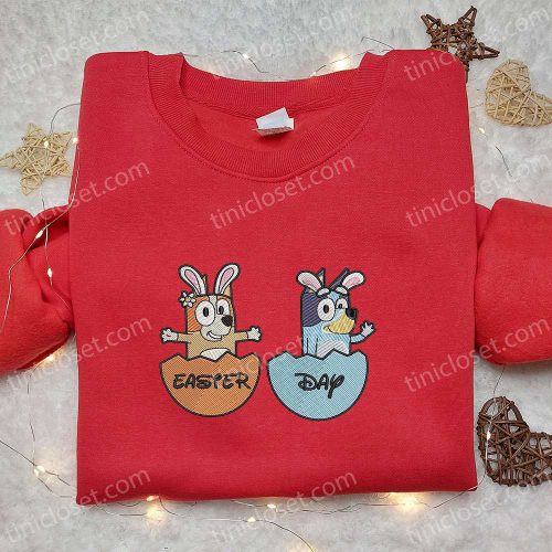 Easter Embroidered Shirt & Cartoon Hoodie – Unique Thanksgiving Gift Ideas