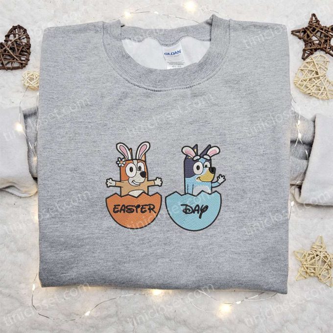 Easter Embroidered Shirt & Cartoon Hoodie – Unique Thanksgiving Gift Ideas