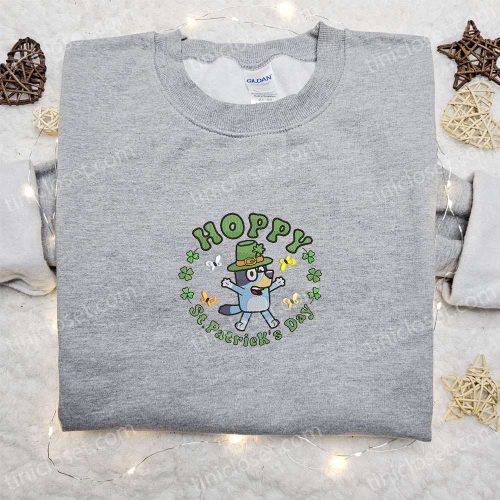 Bluey Hoppy Saint Patrick’s Day Shirt & Cartoon Hoodie: Best Holiday Gift Ideas