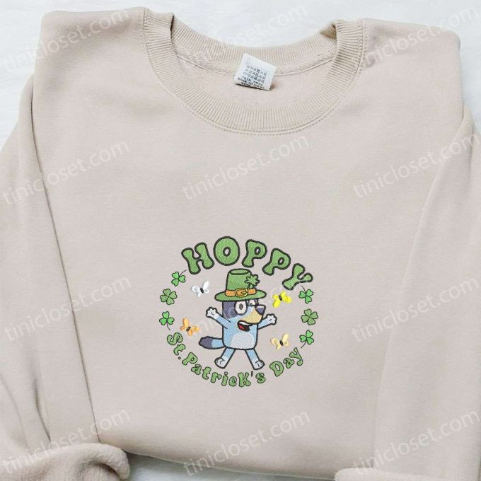 Bluey Hoppy Saint Patrick’s Day Shirt & Cartoon Hoodie: Best Holiday Gift Ideas