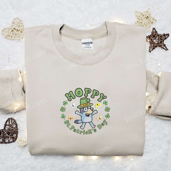 Bluey Hoppy Saint Patrick’s Day Shirt & Cartoon Hoodie: Best Holiday Gift Ideas