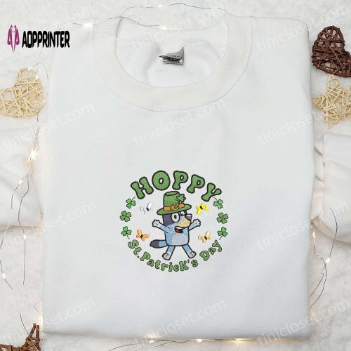 Bluey Hoppy Saint Patrick’s Day Shirt & Cartoon Hoodie: Best Holiday Gift Ideas