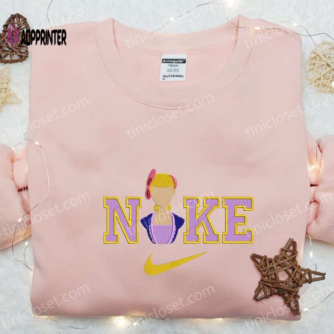 Boo Peep x Nike Cartoon Embroidered Sweatshirt Disney Characters Shirt: Best Family Gift Ideas