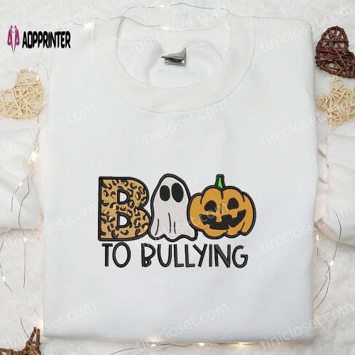 Spooky Boo Minnie Embroidered Shirt – Best Disney Halloween Gift Ideas