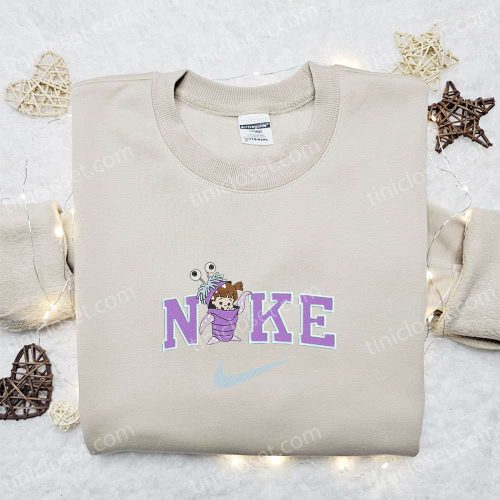 Boo x Nike Embroidered Shirt Disney Monsters Inc Hoodie – The Best Gift Idea for Disney Fans