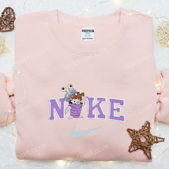 Boo x Nike Embroidered Shirt Disney Monsters Inc Hoodie – The Best Gift Idea for Disney Fans