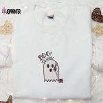 Spooky Boo You Whore Embroidered Shirt: Perfect Halloween Gift Idea!