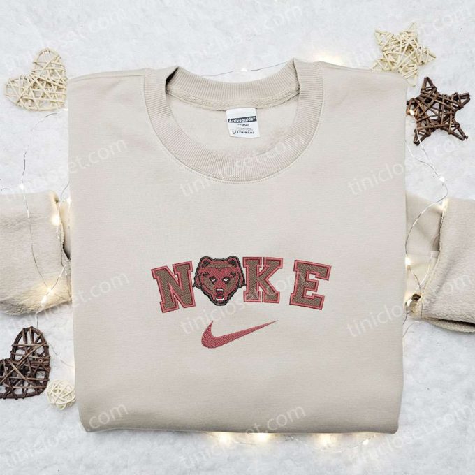 Brown Bears x Nike Embroidered Shirt & NCAA Sports Hoodie: Best Gift Idea for Sports Fans