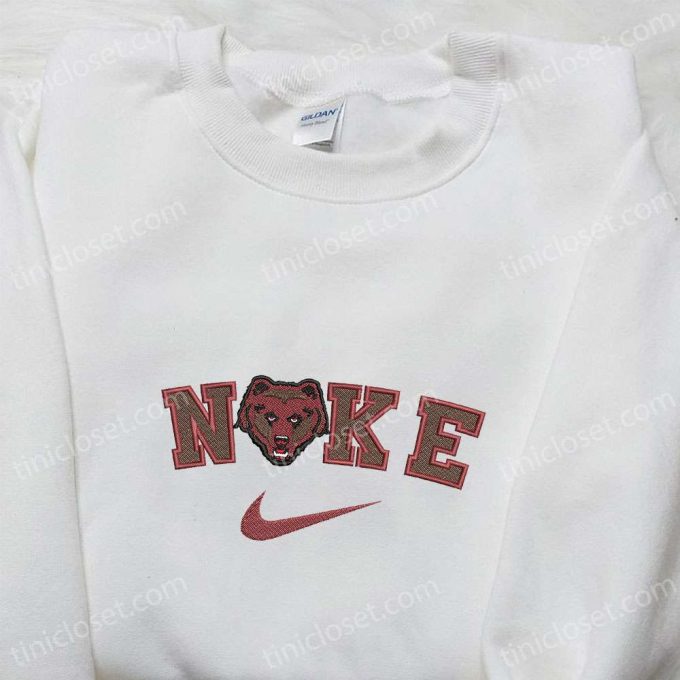 Brown Bears x Nike Embroidered Shirt & NCAA Sports Hoodie: Best Gift Idea for Sports Fans