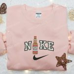 Budweiser Beer Bottle x Nike Embroidered Shirt Favorite Food & Drink Hoodie – Best Gift Ideas