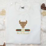 Buffalo Bulls x Gucci Embroidered Shirt & Hoodie: Perfect NCAA Sports Gift