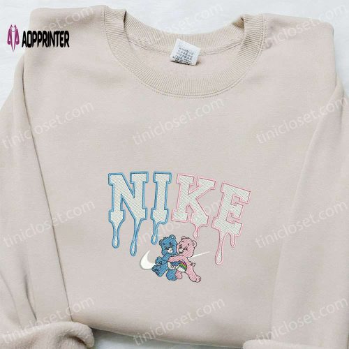 Kids Care Bears x Nike Embroidered Shirt & Cartoon Hoodie – Best Gift Ideas Cute & Trendy Apparel