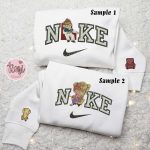 Disney Pixar Up Embroidered Hoodie & Shirt Carl & Ellie Reading x Nike Couple Valentine s Day Sweatshirt