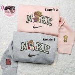 Disney Pixar Up Embroidered Hoodie & Shirt Carl & Ellie Reading x Nike Couple Valentine s Day Sweatshirt