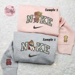 Disney Pixar Up Embroidered Hoodie & Shirt Carl & Ellie Reading x Nike Couple Valentine s Day Sweatshirt