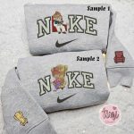 Disney Pixar Up Embroidered Hoodie & Shirt Carl & Ellie Reading x Nike Couple Valentine s Day Sweatshirt