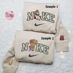 Disney Pixar Up Embroidered Hoodie & Shirt Carl & Ellie Reading x Nike Couple Valentine s Day Sweatshirt