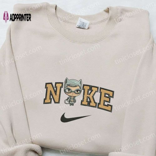 Garfield x Nike Embroidered Shirt Cartoon Sweatshirt & Hoodie – Trendy Nike Inspired Cat Scold Apparel