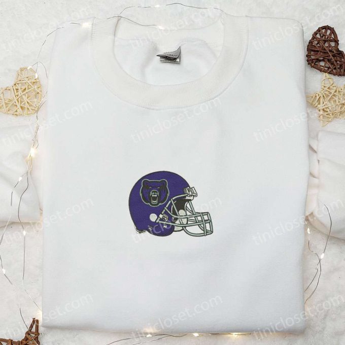 Central Arkansas Bears Helmet Embroidered Shirt & NCAA Sports Hoodie – Perfect Gift Idea!