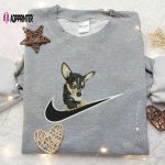 Chihuahua x Nike Swoosh Embroidered Shirt – Animal & Custom Nike Design