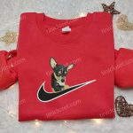 Chihuahua x Nike Swoosh Embroidered Shirt – Animal & Custom Nike Design