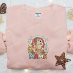 Chilli Heeler Mama Embroidered Shirt Bluey Cartoon Hoodie Best Mother’s Day Gift Idea