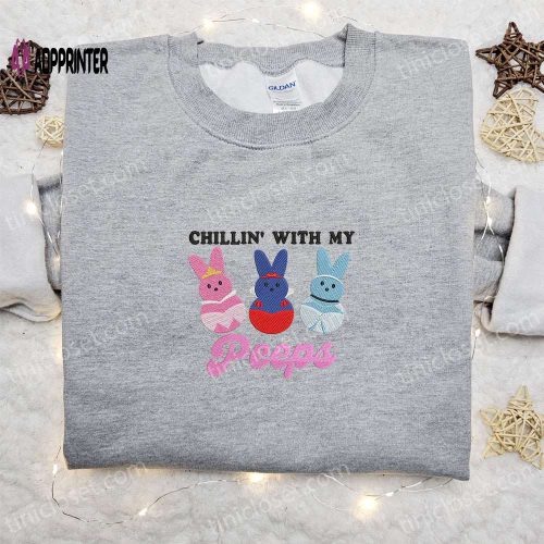 Disney Princesses Embroidered Shirt & Hoodie: Chillin With My Peeps – Thanksgiving Gift Ideas