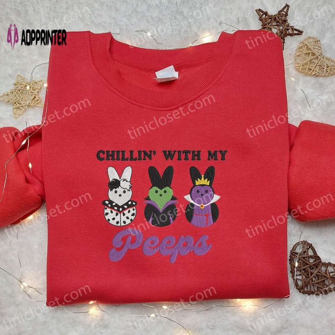 Chillin With My Peeps Disney Villains Shirt & Thanksgiving Hoodie – Top Holiday Gift Ideas