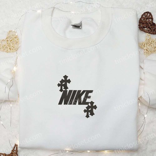 Christian Cross x Nike Embroidered Shirt & Hoodie: Perfect Thanksgiving & Christmas Gift Ideas