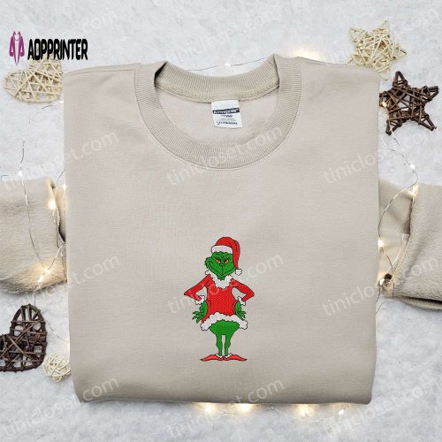 Christmas Winter Gnomes Embroidered Sweatshirt – Best Gift Idea for the Holidays