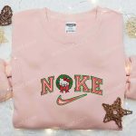 Hello Kitty Christmas Wreath Shirt – Festive Embroidered Top for the Holidays