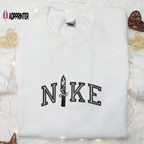 Vibrant Nike Logo Embroidered Shirt & Hoodie: Perfect Family Gifts