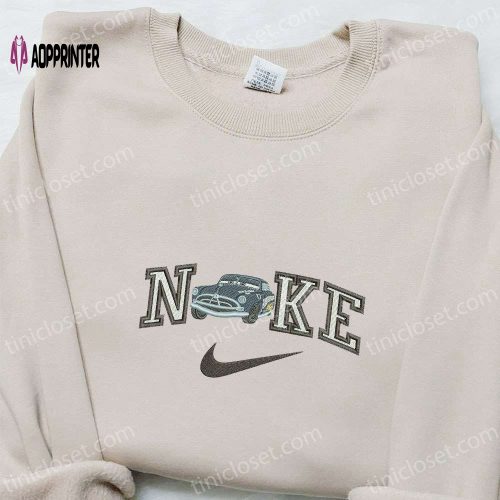 Vintage Car x Nike Embroidered Shirt Transportations Hoodie Nike Inspired Sweatshirt