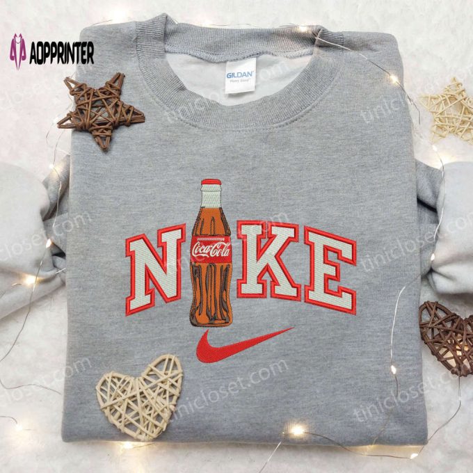 Coca Cola x Nike Embroidered Shirt: Custom Brand Apparel for a Trendy Look