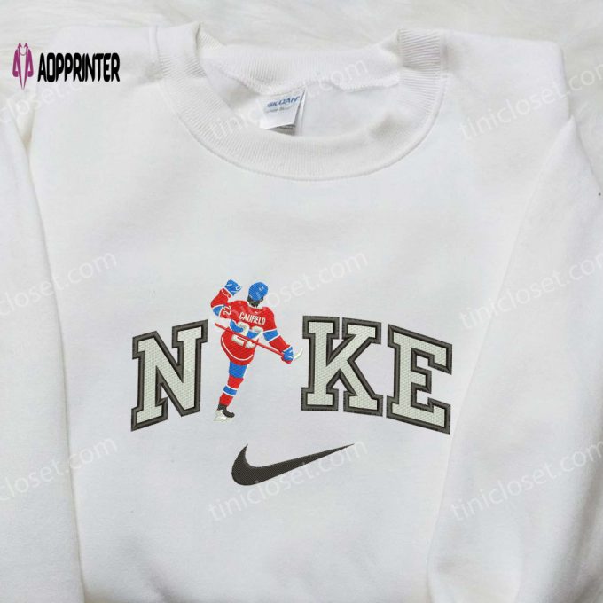 Custom Cole Caufield x Nike Embroidered Shirt: NFL Sport Style