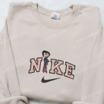 Coraline x Nike Embroidered Shirt & Cartoon Hoodie: Perfect Family Gifts