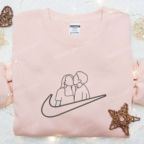 Nike Inspired Couple Kissing Shirt & Hoodie: Unique Valentine Gift Ideas