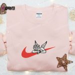 Cupid Angel x Nike Swoosh Embroidered Shirt & Valentine Hoodie: Perfect Gift Idea!