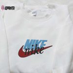 Personalized Nike Shirt: Embroidered Nike Inspired Sweatshirt Perfect Family Gift