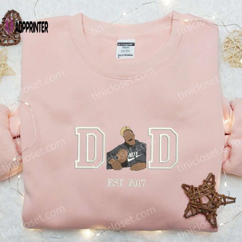 Dad And Kids Father s Day Embroidered Shirt – Show Your Love with Matching Outfits!