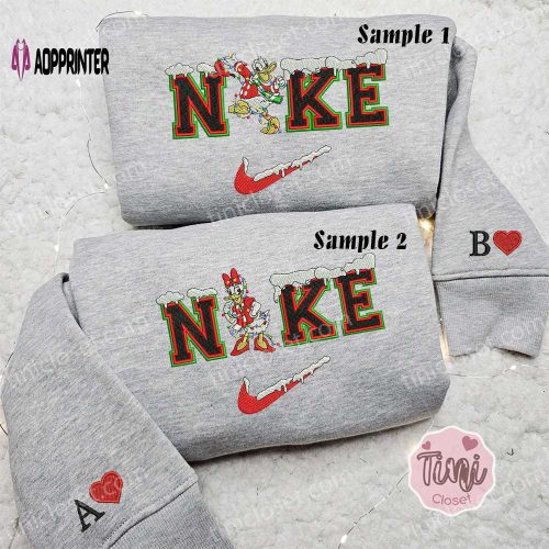 Hello Kitty Cupid Hearts x Nike Embroidered Couple Shirt: Valentine s Day Love with Nike Inspired Hoodie