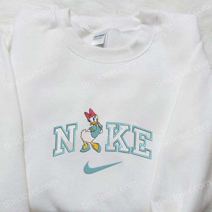 Daisy Duck Cruise x Nike Embroidered Shirt: Disney Characters & Nike Inspired Hoodie