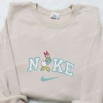 Daisy Duck Cruise x Nike Embroidered Shirt: Disney Characters & Nike Inspired Hoodie