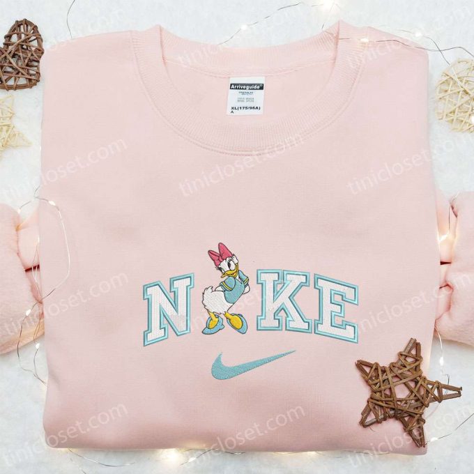 Daisy Duck Cruise x Nike Embroidered Shirt: Disney Characters & Nike Inspired Hoodie