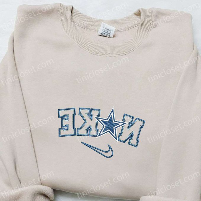 Dallas Cowboys x Nike Reverse Embroidered Shirt & Hoodie: Best NFL Sports Gift Ideas