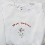 Dalmatian With Bone Merry Christmas Shirt: Disney Characters Hoodie – Best Family Christmas Gifts