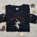 Dalmatian With Bone Merry Christmas Shirt: Disney Characters Hoodie – Best Family Christmas Gifts